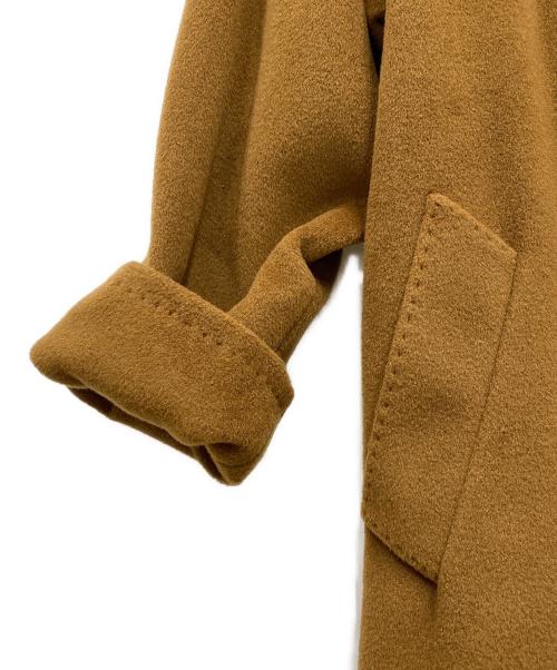 MaxMara（マックスマーラ）MaxMara (マックスマーラ) カシミヤ混ロングコート ブラウン サイズ:SIZE 38の古着・服飾アイテム