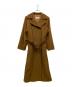 MaxMara（マックスマーラ）の古着「カシミヤ混ロングコート」｜ブラウン