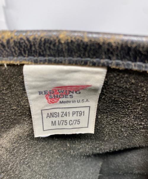 RED WING（レッドウィング）RED WING (レッドウィング) Mid 90’s PT91 スチールトゥ エンジニアブーツ ブラック サイズ:8の古着・服飾アイテム