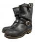 RED WING（レッドウィング）の古着「Mid 90’s PT91 スチールトゥ エンジニアブーツ」｜ブラック