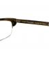 中古・古着 TOM FORD (トムフォード) ハーフリム 伊達眼鏡 ブラウン サイズ:54□18-140：12000円
