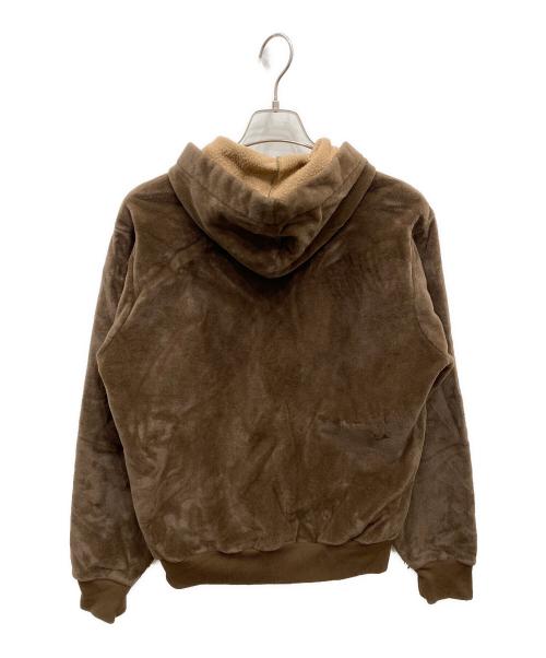 CarHartt（カーハート）CarHartt (カーハート) 80〜90sベロアパーカー ブラウン サイズ:Mの古着・服飾アイテム