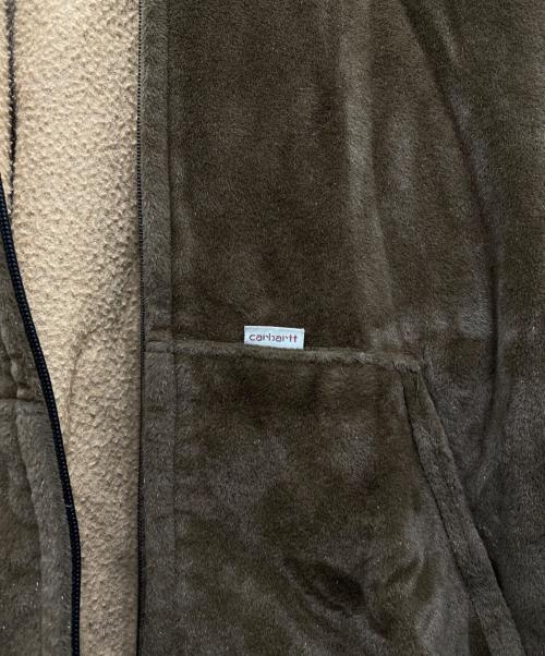 CarHartt（カーハート）CarHartt (カーハート) 80〜90sベロアパーカー ブラウン サイズ:Mの古着・服飾アイテム