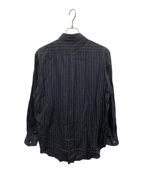 Y's for men（ワイズフォーメン）Y's for men (ワイズフォーメン) ストライプシャツ ブラック サイズ:3の古着・服飾アイテム