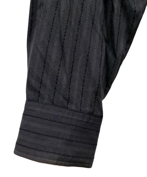 Y's for men（ワイズフォーメン）Y's for men (ワイズフォーメン) ストライプシャツ ブラック サイズ:3の古着・服飾アイテム