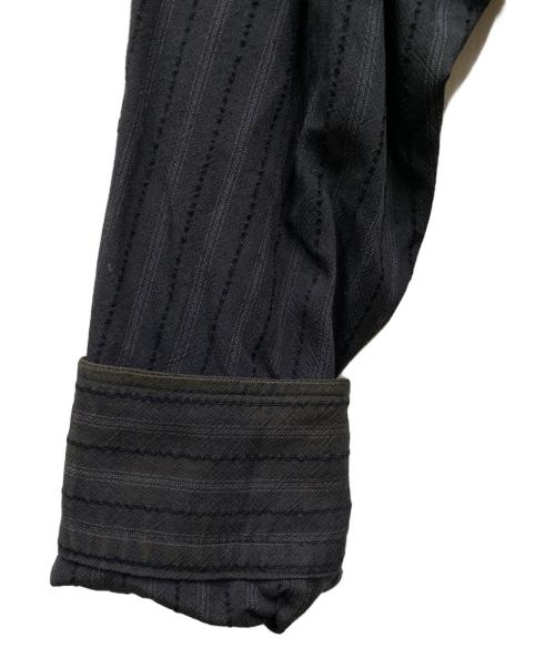 Y's for men（ワイズフォーメン）Y's for men (ワイズフォーメン) ストライプシャツ ブラック サイズ:3の古着・服飾アイテム