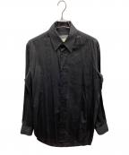Yohji Yamamoto pour hommeヨウジヤマモト プールオム）の古着「オーバーサイズシャツ」｜ブラック