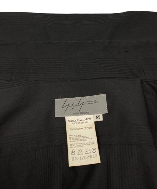 Yohji Yamamoto pour homme（ヨウジヤマモト プールオム）Yohji Yamamoto pour homme (ヨウジヤマモト プールオム) オーバーサイズシャツ ブラック サイズ:Mの古着・服飾アイテム