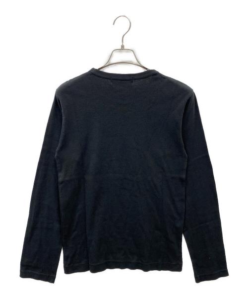 YOHJI YAMAMOTO（ヨウジヤマモト）YOHJI YAMAMOTO (ヨウジヤマモト) 長袖カットソー ブラック サイズ:SIZE 3の古着・服飾アイテム