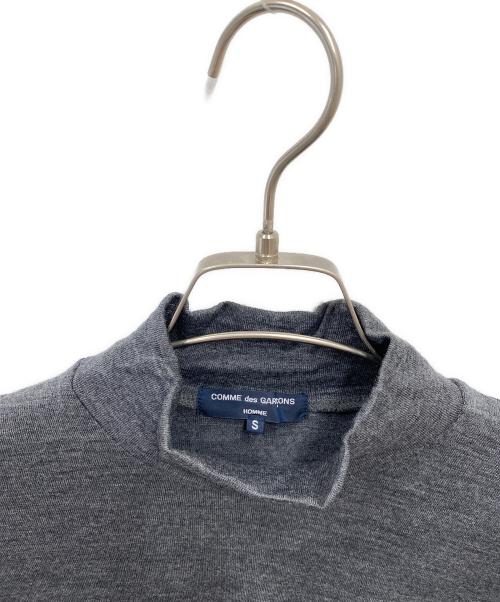 COMME des GARCONS HOMME（コムデギャルソン オム）COMME des GARCONS HOMME (コムデギャルソン オム) ハイネックカットソー グレー サイズ:Sの古着・服飾アイテム