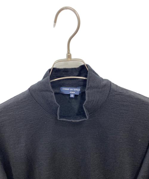 COMME des GARCONS HOMME（コムデギャルソン オム）COMME des GARCONS HOMME (コムデギャルソン オム) ハイネックカットソー ブラック サイズ:Sの古着・服飾アイテム