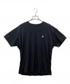STONE ISLANDストーンアイランド）の古着「ロゴワッペンTシャツ」｜ブラック