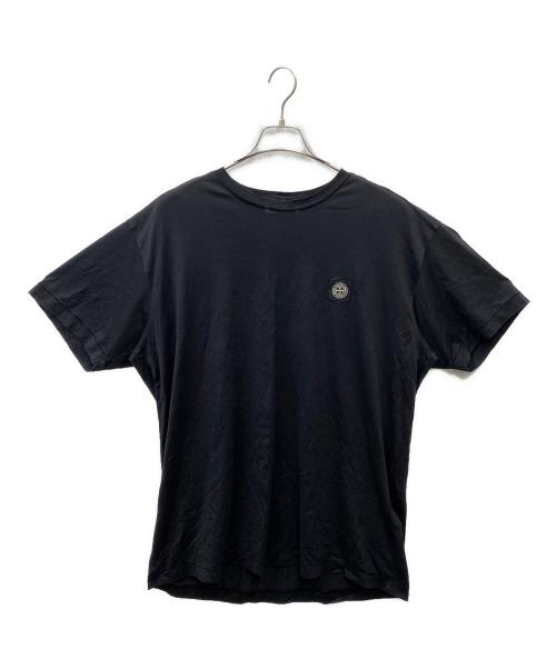STONE ISLAND（ストーンアイランド）STONE ISLAND (ストーンアイランド) ロゴワッペンTシャツ ブラック サイズ:XXLの古着・服飾アイテム