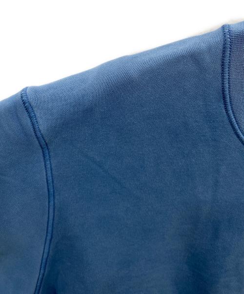 STONE ISLAND（ストーンアイランド）STONE ISLAND (ストーンアイランド) バッジワッペン付 スエットトレーナー クルーネックスウェット ブルー サイズ:XXLの古着・服飾アイテム