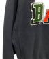 中古・古着 A BATHING APE (アベイシングエイプ) ワッペンロゴスウェット ブラック サイズ:M：7000円