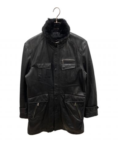 中古・古着通販】BURBERRY (バーバリー) ラビットファーラムレザー