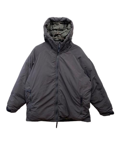 NANGA（ナンガ）NANGA (ナンガ) FREAK'S STORE (フリークスストア) 別注フードダウンジャケット グレー サイズ:Lの古着・服飾アイテム