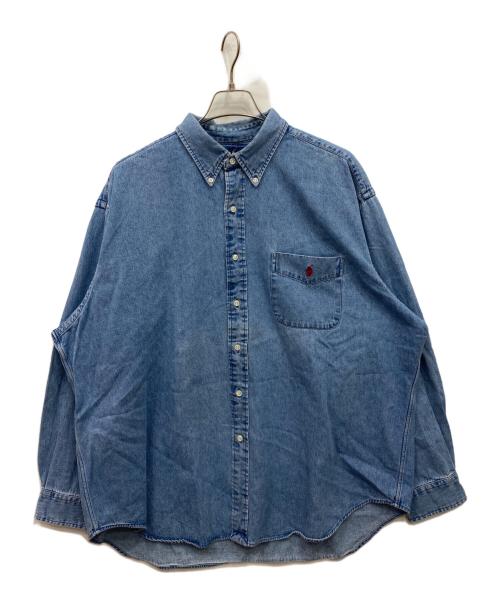 RALPH LAUREN（ラルフローレン）RALPH LAUREN (ラルフローレン) 90sデニムシャツ インディゴ サイズ:XLの古着・服飾アイテム