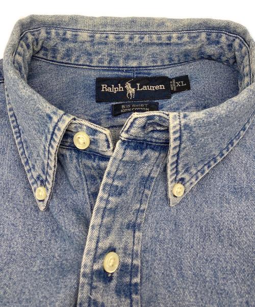 RALPH LAUREN（ラルフローレン）RALPH LAUREN (ラルフローレン) 90sデニムシャツ インディゴ サイズ:XLの古着・服飾アイテム