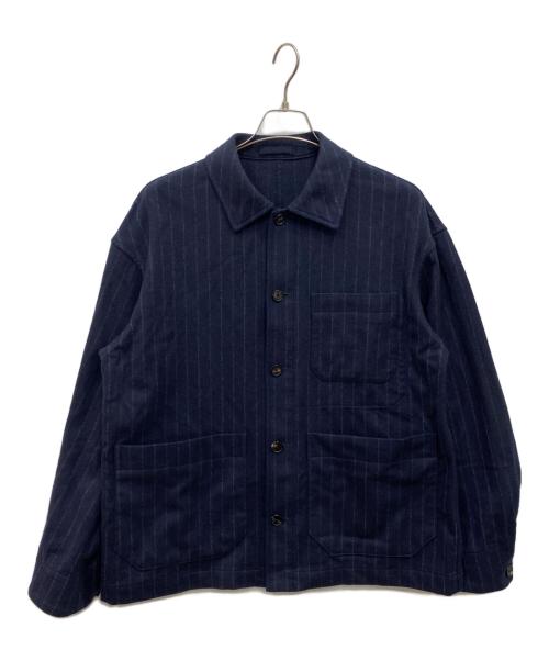 The CLASIK（ザ クラシック）The CLASIK (ザ クラシック) RAILWAY JACKET ネイビー サイズ:46の古着・服飾アイテム
