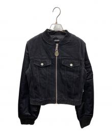 DIESEL（ディーゼル）の古着「ナイロンジャケット」｜ブラック