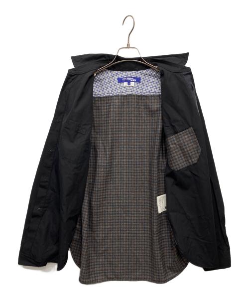 COMME des GARCONS JUNYA WATANABE MAN（コム デ ギャルソン ジュンヤ ワタナベ マン）COMME des GARCONS JUNYA WATANABE MAN (コム デ ギャルソン ジュンヤ ワタナベ マン) コットン/ウール切替シャツ ブラック サイズ:Sの古着・服飾アイテム