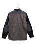 COMME des GARCONS JUNYA WATANABE MAN (コム デ ギャルソン ジュンヤ ワタナベ マン) コットン/ウール切替シャツ ブラック サイズ:S：14000円