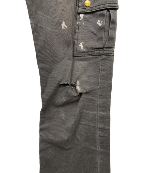 UNDERCOVERISM（アンダーカバーイズム）UNDERCOVERISM (アンダーカバーイズム) hysterics (ヒステリックス) ペイント加工カーゴデニムパンツ グレー サイズ:1の古着・服飾アイテム