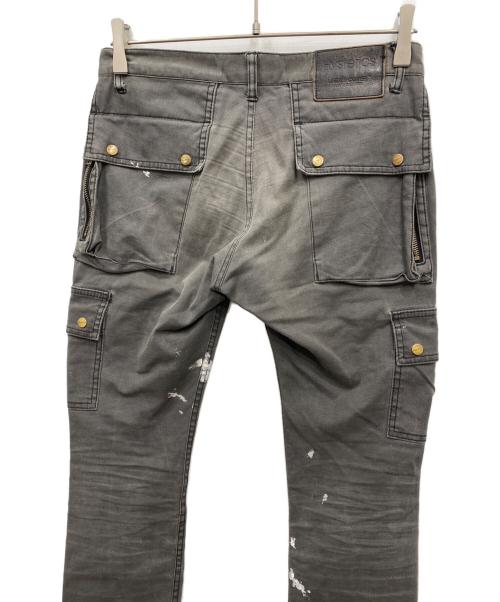 UNDERCOVERISM（アンダーカバーイズム）UNDERCOVERISM (アンダーカバーイズム) hysterics (ヒステリックス) ペイント加工カーゴデニムパンツ グレー サイズ:1の古着・服飾アイテム