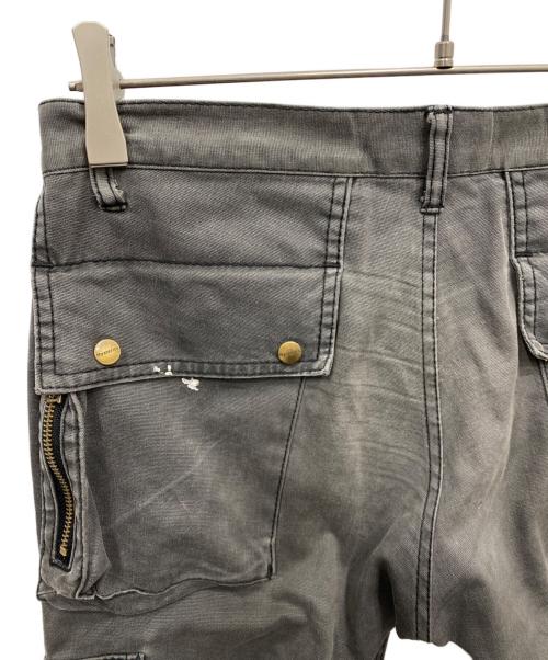 UNDERCOVERISM（アンダーカバーイズム）UNDERCOVERISM (アンダーカバーイズム) hysterics (ヒステリックス) ペイント加工カーゴデニムパンツ グレー サイズ:1の古着・服飾アイテム