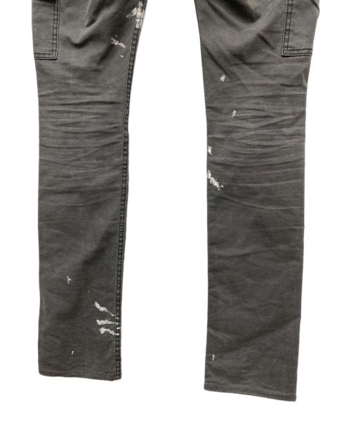 UNDERCOVERISM（アンダーカバーイズム）UNDERCOVERISM (アンダーカバーイズム) hysterics (ヒステリックス) ペイント加工カーゴデニムパンツ グレー サイズ:1の古着・服飾アイテム