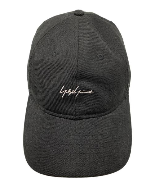 New Era（ニューエラ）New Era (ニューエラ) Yohji Yamamoto pour homme (ヨウジヤマモト プールオム) 9THIRTY Cap 2023AW YY Logo Wool ブラックの古着・服飾アイテム