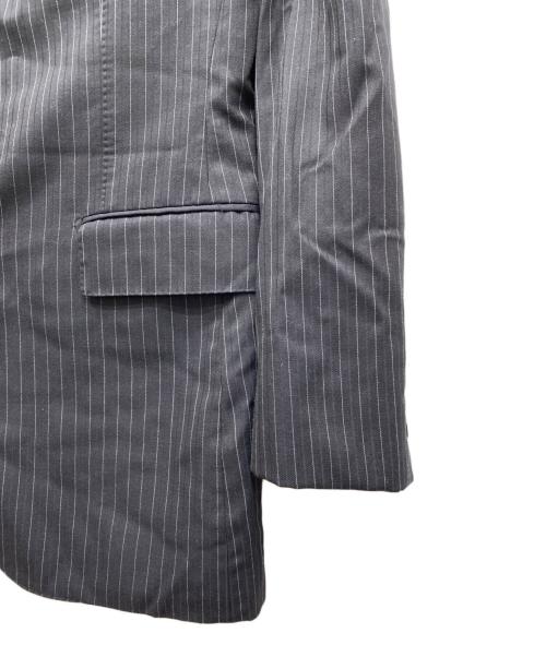 BURBERRY BLACK LABEL（バーバリーブラックレーベル）BURBERRY BLACK LABEL (バーバリーブラックレーベル) ストライプ セットアップスーツ ネイビー サイズ:Lの古着・服飾アイテム