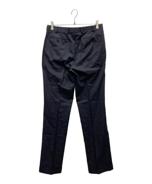 BURBERRY BLACK LABEL（バーバリーブラックレーベル）BURBERRY BLACK LABEL (バーバリーブラックレーベル) ストライプ セットアップスーツ ネイビー サイズ:Lの古着・服飾アイテム