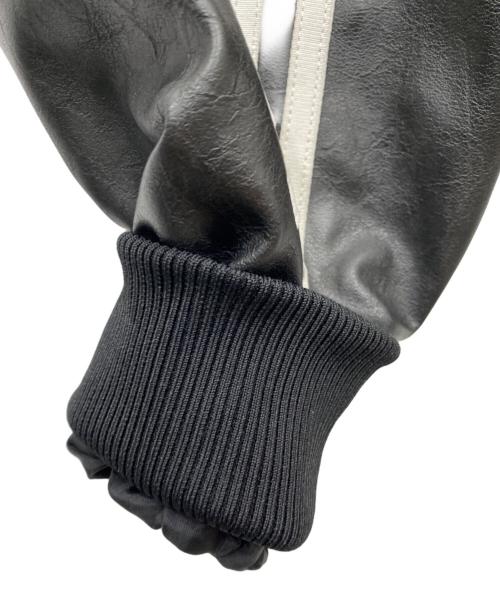 adidas（アディダス）adidas (アディダス) FAUX LEATHER JACKET ブラック サイズ:Sの古着・服飾アイテム