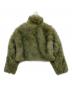 LAGUA GEM (ラグアジェム) POCKET POINT FAUX FUR JACKET グリーン サイズ:s：10000円