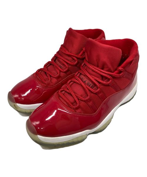 NIKE（ナイキ）NIKE (ナイキ) AIR JORDAN 11 RETRO レッド サイズ:28.5㎝の古着・服飾アイテム