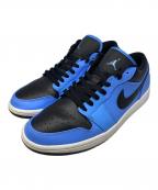 NIKEナイキ）の古着「AIR JORDAN 1 LOW」｜ブルー×ブラック