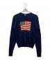 POLO RALPH LAUREN（ポロ・ラルフローレン）の古着「星条旗ニット」｜ネイビー