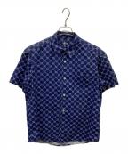 stussyステューシー）の古着「90's SSリンク オールドS/Sシャツ」｜ネイビー