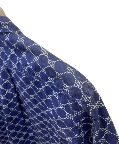 stussy（ステューシー）stussy (ステューシー) 90's SSリンク オールドS/Sシャツ ネイビー サイズ:Sの古着・服飾アイテム