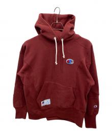 Champion REVERSE WEAVE×UNDERCOVER（チャンピオン リバース ウィーブ×アンダーカバー）の古着「25AW リバースウィーブ(R) フーデッドスウェットシャツ」｜ブラウン