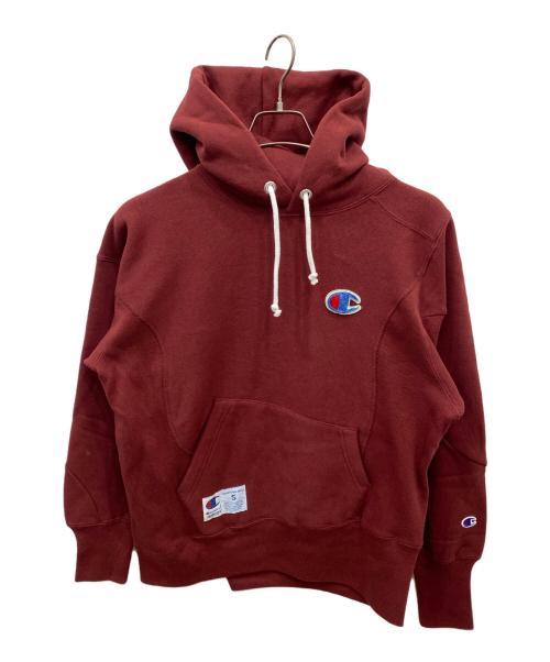 Champion REVERSE WEAVE（チャンピオン リバース ウィーブ）Champion REVERSE WEAVE (チャンピオン リバース ウィーブ) UNDERCOVER (アンダーカバー) 25AW リバースウィーブ(R) フーデッドスウェットシャツ ブラウン サイズ:Lの古着・服飾アイテム
