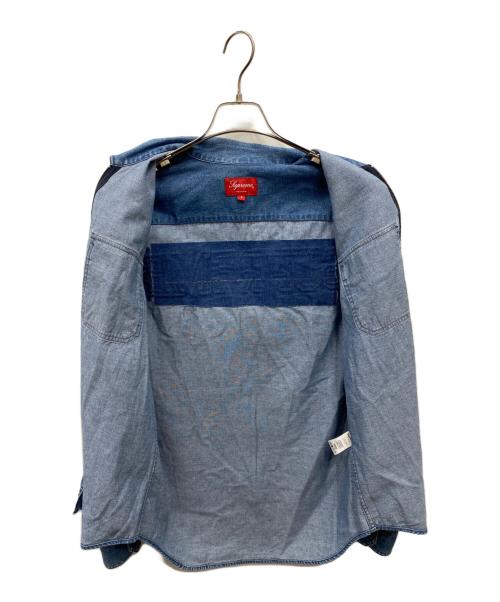 SUPREME（シュプリーム）Supreme (シュプリーム) Denim zip shirt インディゴ サイズ:Sの古着・服飾アイテム