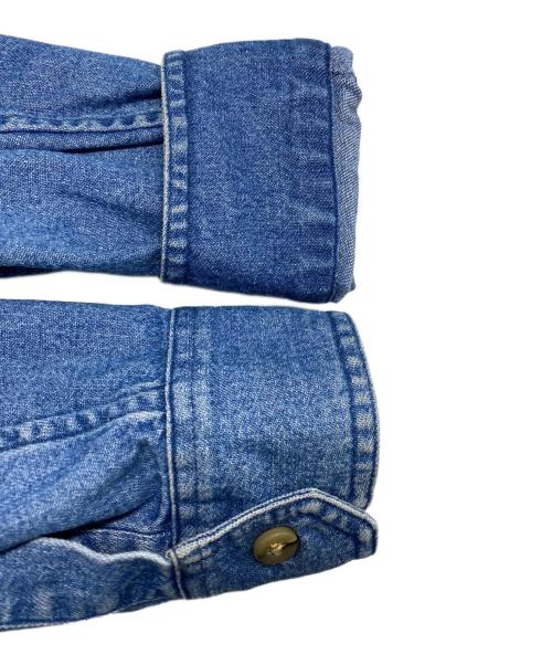 SUPREME（シュプリーム）Supreme (シュプリーム) Denim zip shirt インディゴ サイズ:Sの古着・服飾アイテム