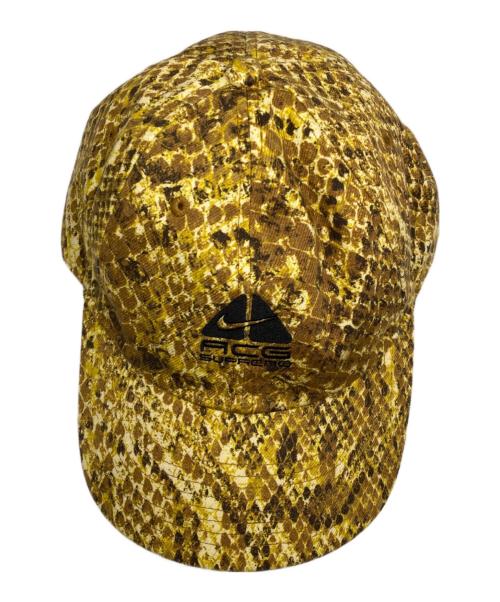 SUPREME（シュプリーム）Supreme (シュプリーム) NIKE ACG (ナイキエーシージー) 22FW Denim 6-Panel Gold Snakeskin ベージュの古着・服飾アイテム