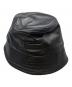 BREATH（ブレス）の古着「NEWRICH LEATHER BUCKET HAT」｜ブラック