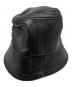 BREATH (ブレス) NEWRICH LEATHER BUCKET HAT ブラック：6000円