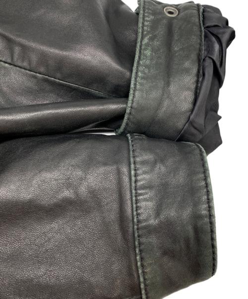 DANIEL CREMIEUX（ダニエルクレミュー）DANIEL CREMIEUX (ダニエルクレミュー) レザージャケット ブラック サイズ:Lの古着・服飾アイテム