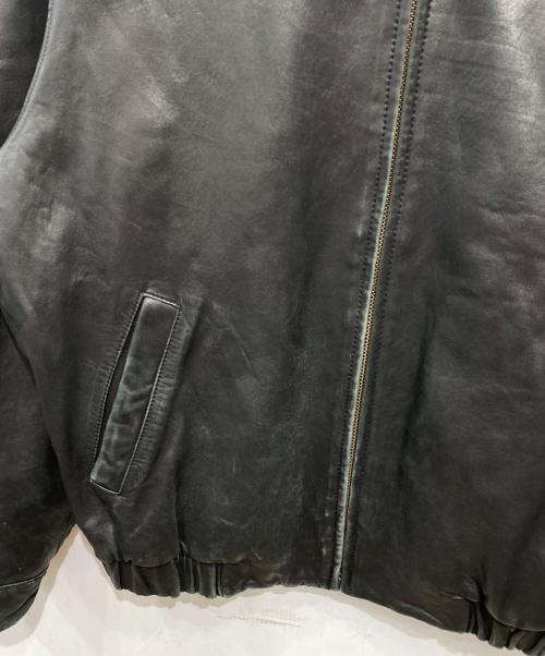 DANIEL CREMIEUX（ダニエルクレミュー）DANIEL CREMIEUX (ダニエルクレミュー) レザージャケット ブラック サイズ:Lの古着・服飾アイテム